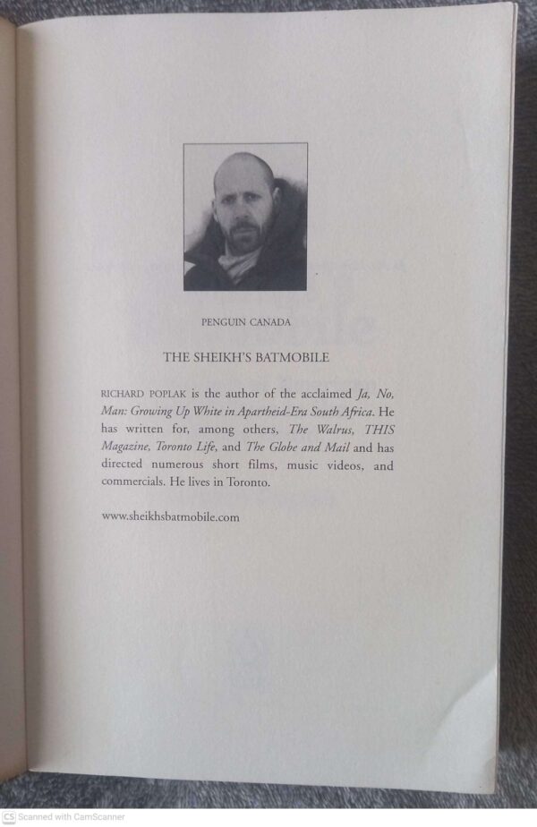 The Sheikh’s Batmobile — Richard Poplak secondhand book