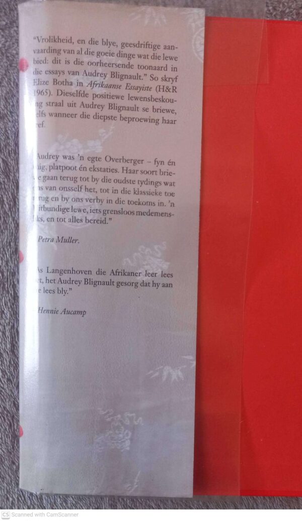 ‘n Blywende Vreugde: Briewe Van Audrey Blignault secondhand book