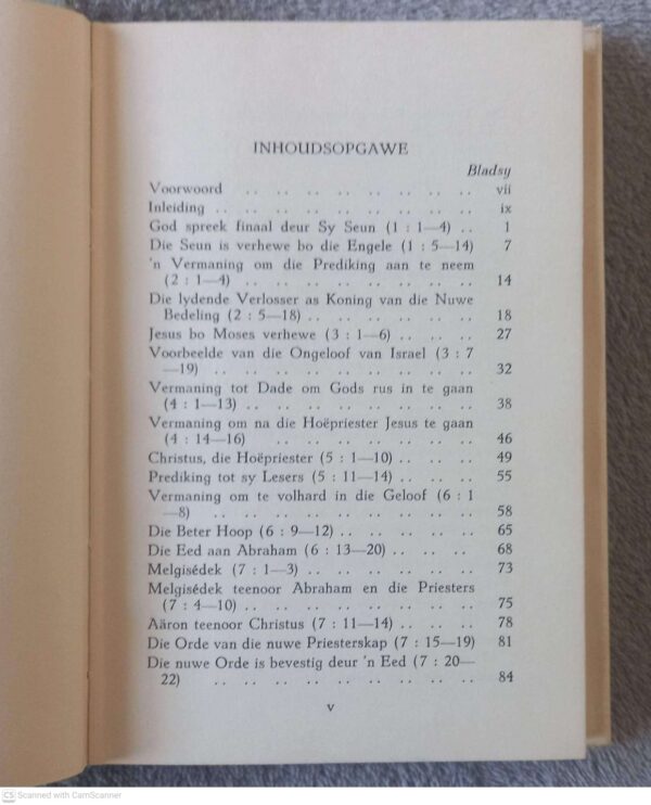 Die Brief Aan Die Hebreërs — F. C. Fensham secondhand book