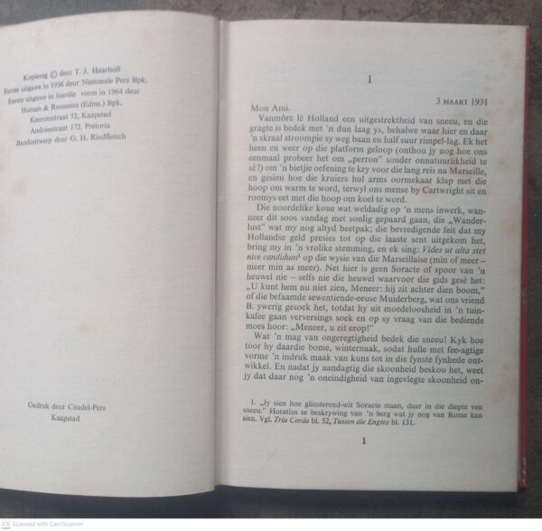 Briewe aan Reinhard5 Briewe Aan Reinhard — T. J. Haarhoff secondhand book