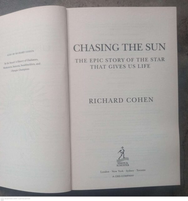 Chasing The Sun — Richard Cohen secondhand book