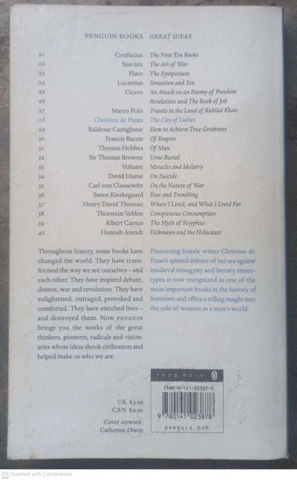 City Of Ladies — Christine De Pizan secondhand book