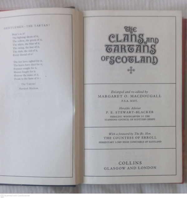 The Clans And Tartans Of Scotland — Robert Bain secondhand book