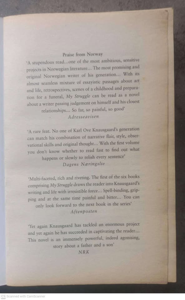 Death in the Family3 A Death In The Family — Karl Ove Knausgaard secondhand book