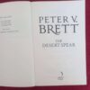 The Desert Spear — Peter V. Brett secondhand book