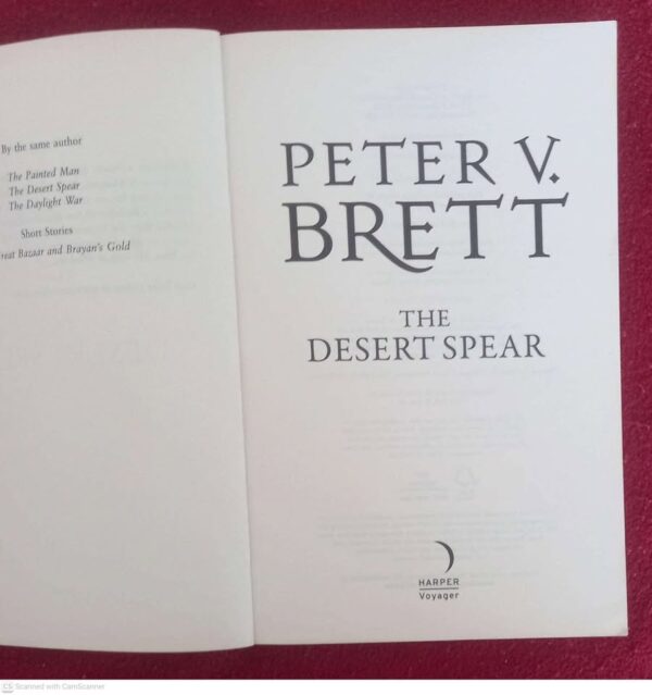 The Desert Spear — Peter V. Brett secondhand book