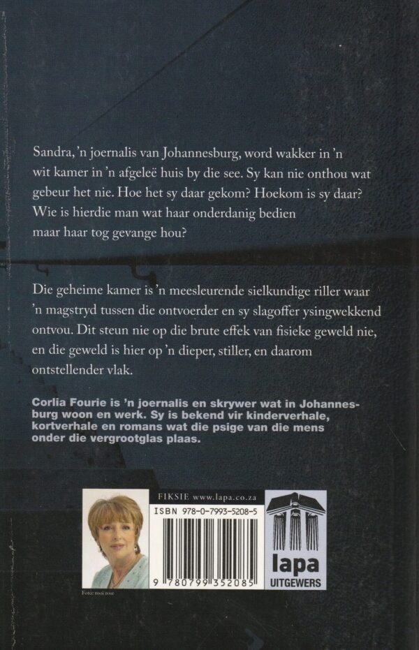 Die geheime kamer - agterblad Die Geheime Kamer – Corlia Fourie secondhand book