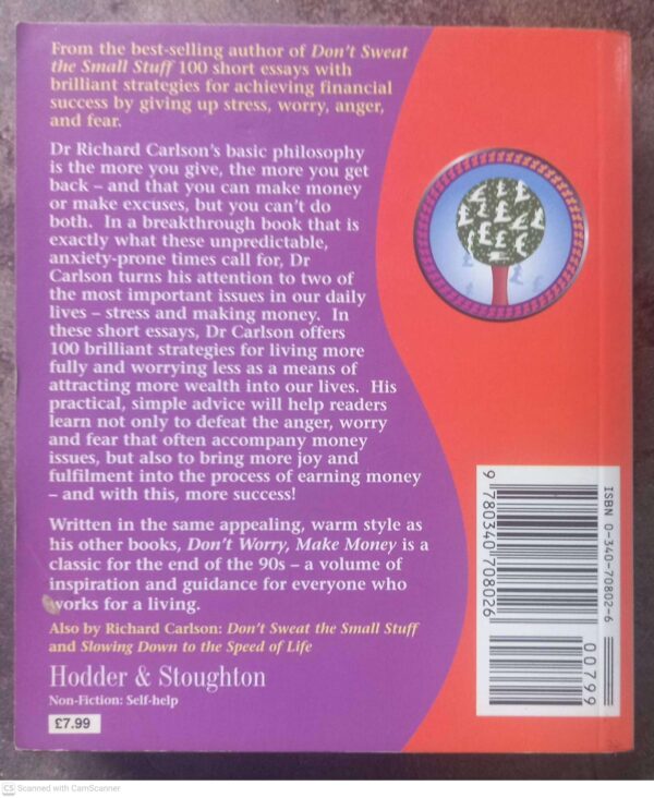 Don’t Worry, Make Money — Richard Carlson secondhand book