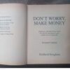 Don’t Worry, Make Money — Richard Carlson secondhand book