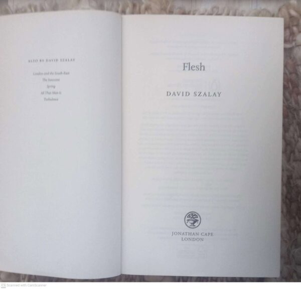 Flesh — David Szalay secondhand book