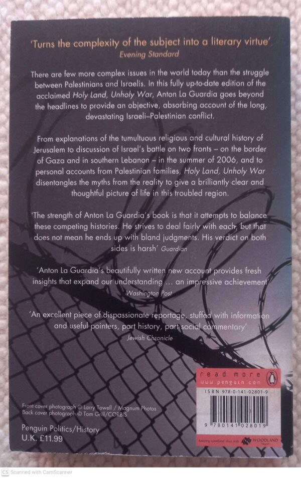 Holy Land, Unholy War: Israelis And Palestinians — Anton La Guardia secondhand book