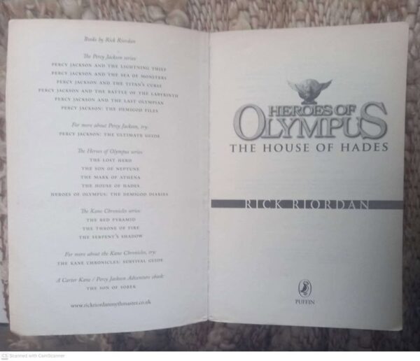 Heroes Of Olympus: The House Of Hades — Rick Riordan secondhand book