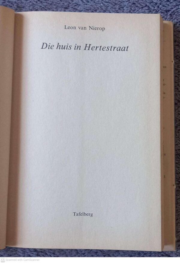 Die Huis In Hertestraat — Leon Van Nierop secondhand book