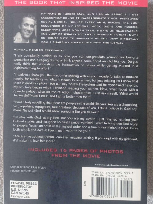 I Hope They Serve Beer In Hell — Tucker Max secondhand book