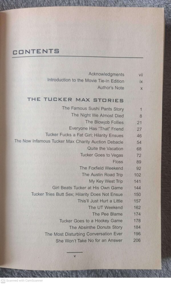 I Hope They Serve Beer In Hell — Tucker Max secondhand book