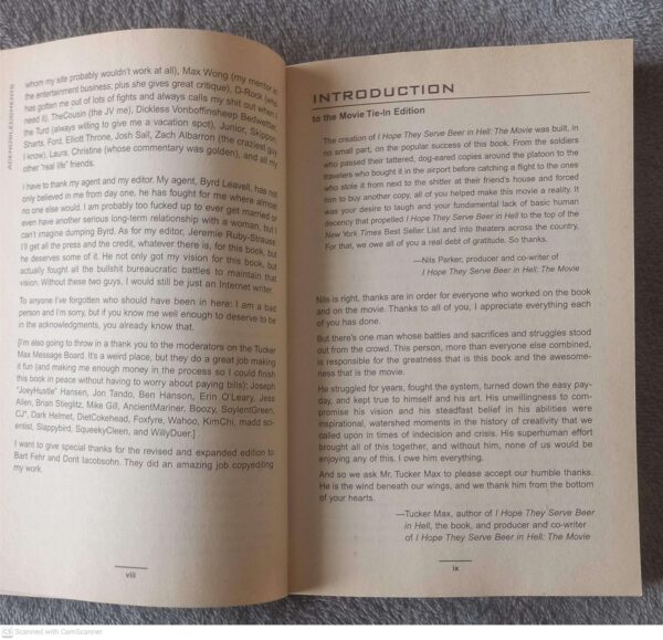 I Hope They Serve Beer In Hell — Tucker Max secondhand book