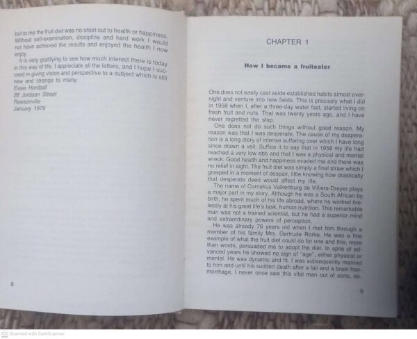 I Live on Fruit6 I Live On Fruit — Essie Honiball *SIGNED* secondhand book