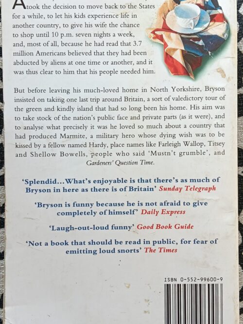 Notes From A Small Island – Bill Bryson secondhand book