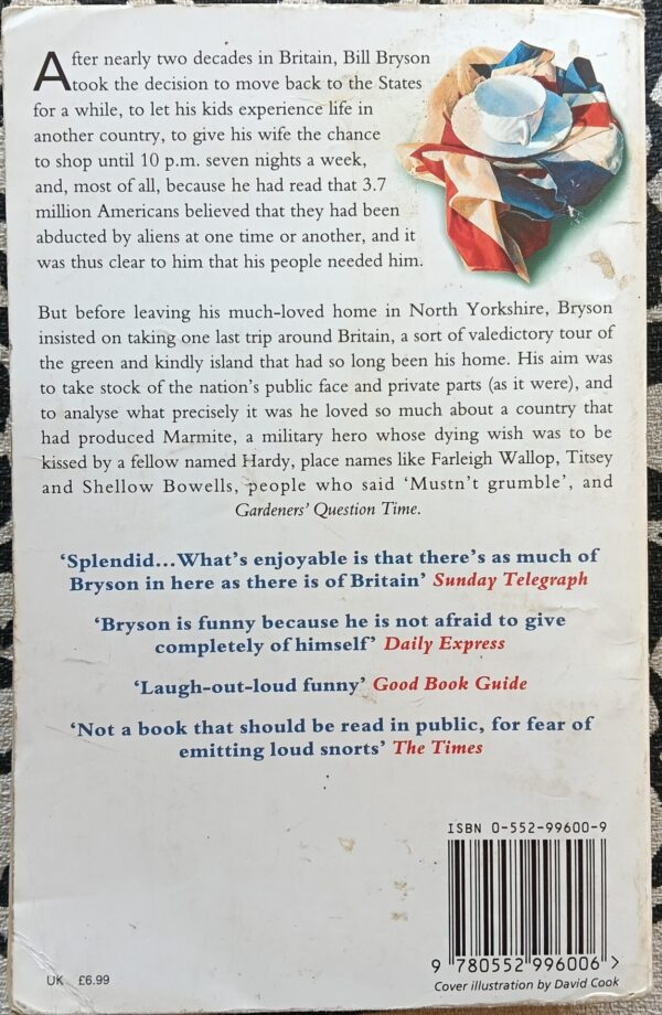 Notes From A Small Island – Bill Bryson secondhand book