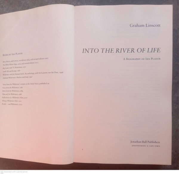 Into The River Of Life — Graham Linscott secondhand book