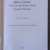 Julius Caesar: The Life And Times Of The People’s Dictator — Luciano Canfora secondhand book