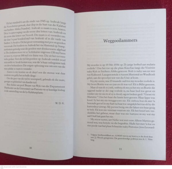 Kalaharijoernaal6 Kalaharijoernaal — Willem D. Kotze secondhand book
