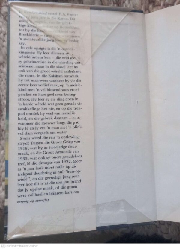 Kambrokind — F. A. Venter secondhand book