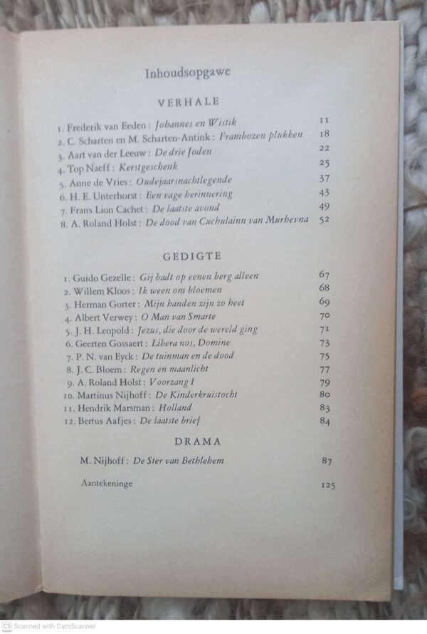 Kort Geding: ‘n Nederlandse Bloemlesing Vir Hoërskole — A.M. Van Zijl secondhand book