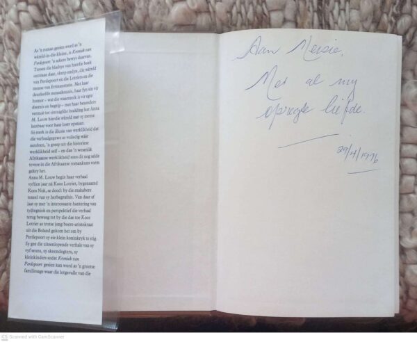 Kroniek Van Perdepoort – Anna M. Louw secondhand book