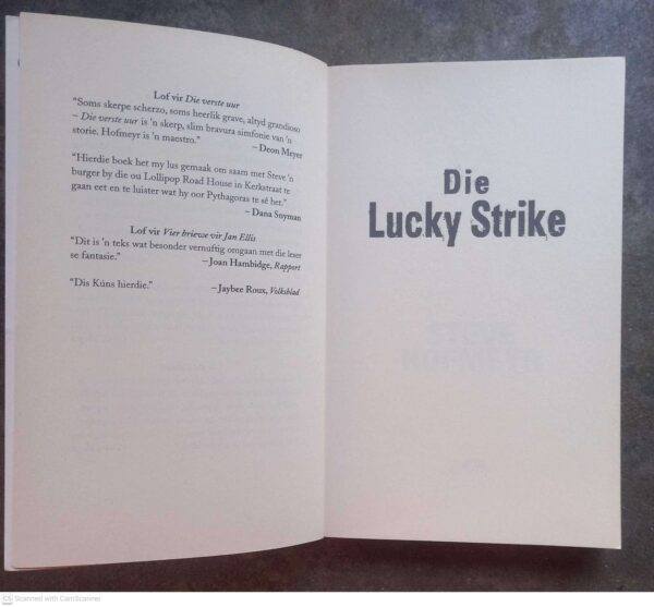 Die Lucky Strike — Steve Hofmeyr secondhand book