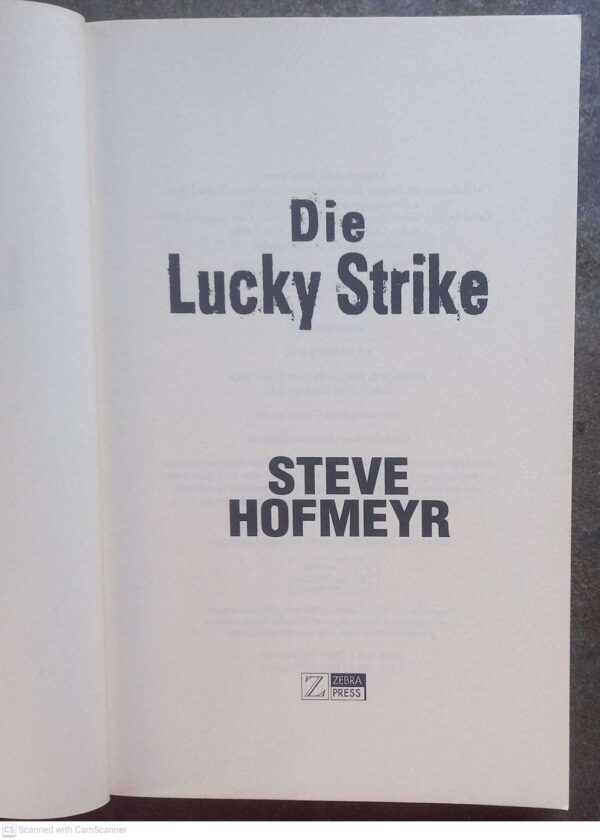 Die Lucky Strike — Steve Hofmeyr secondhand book