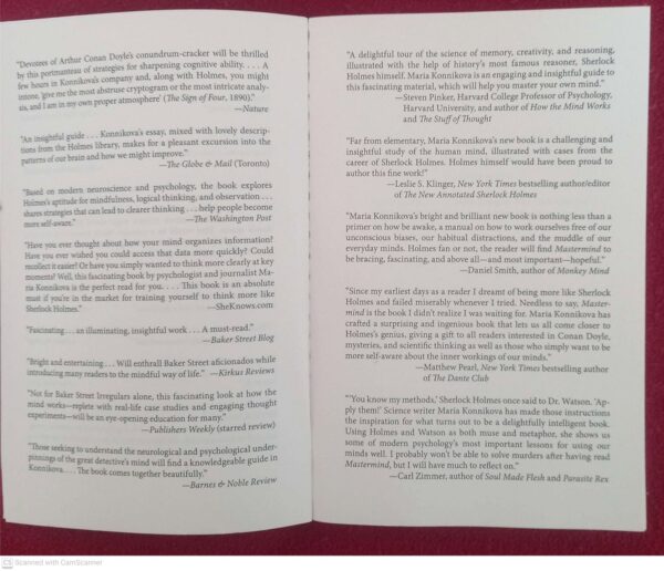 Mastermind4 Mastermind: How To Think Like Sherlock Holmes — Maria Konnikova secondhand book