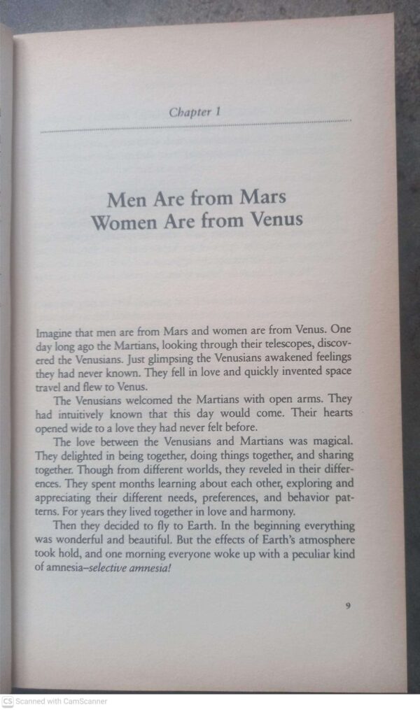 Men Are From Mars, Women Are From Venus — John Gray secondhand book