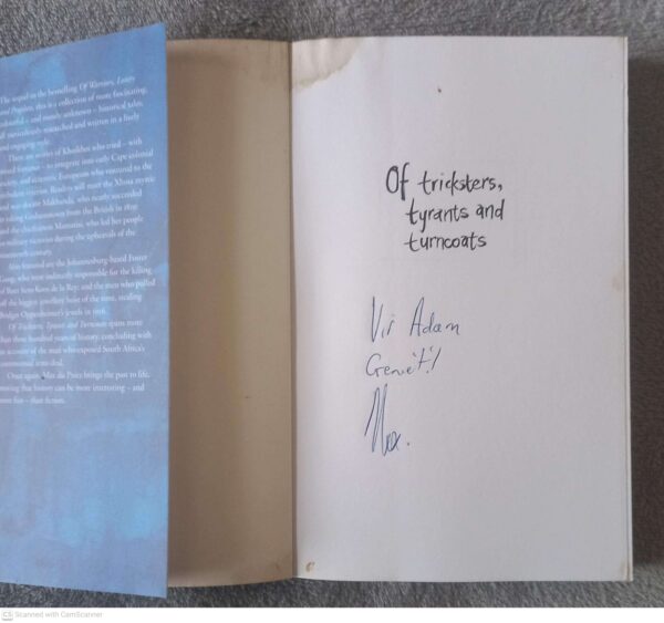 Of Tricksters, Tyrants And Turncoats — Max Du Preez *SIGNED* secondhand book