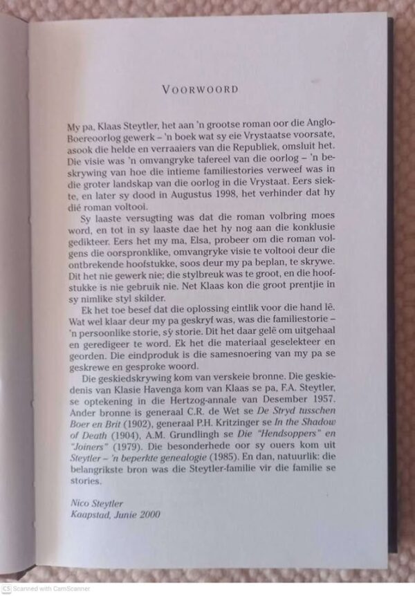 Ons Oorlog — Klaas Steytler secondhand book