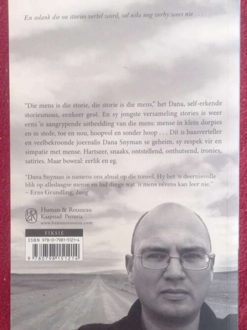 Op Die Toneel: Stories, Reise, Stemme — Dana Snyman *GETEKEN* secondhand book