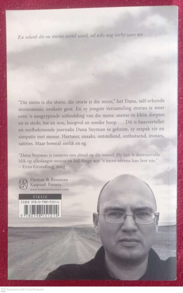Op Die Toneel: Stories, Reise, Stemme — Dana Snyman *GETEKEN* secondhand book