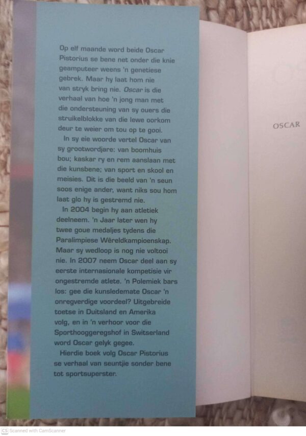 Oscar: Die Verhaal Van Oscar Pistorius — Oscar Pistorius secondhand book