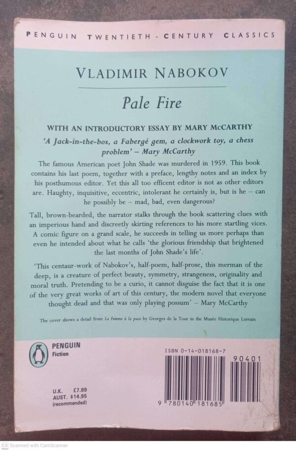 Pale Fire — Vladimir Nabokov secondhand book