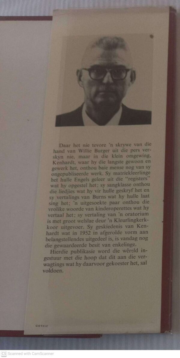 Piket Teen ‘n Berg: Die Geskiedenis Van Piketberg 1660-1970 — W. A. Burger secondhand book
