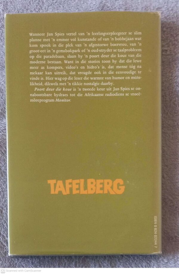 Poort Deur Die Koue (Vertellings 2) — Jan Spies secondhand book