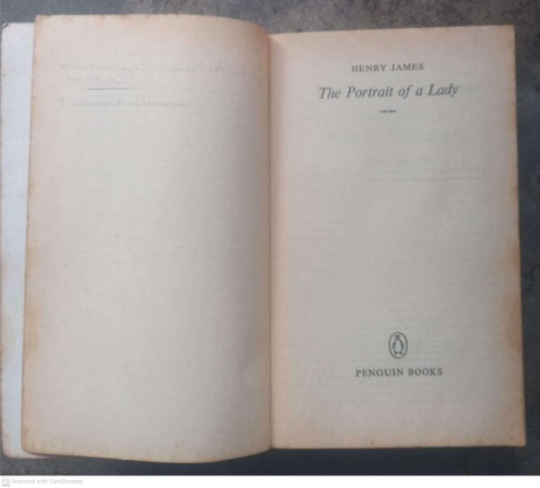 The Portrait Of A Lady — Henry James secondhand book