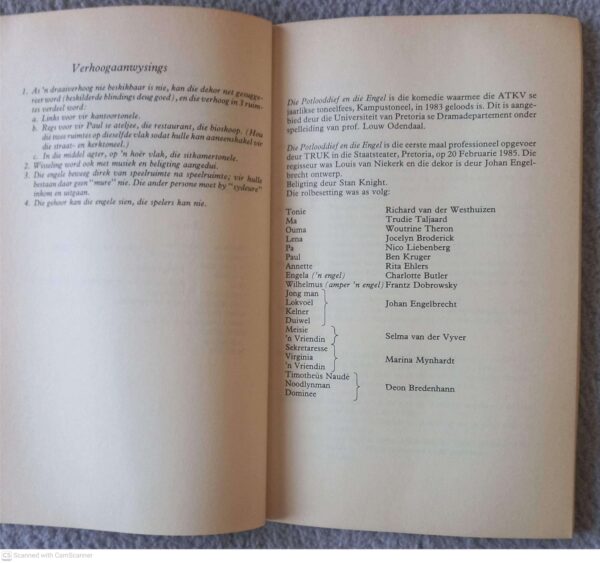 Die Potlooddief En Die Engel — A.S. Van Straten secondhand book