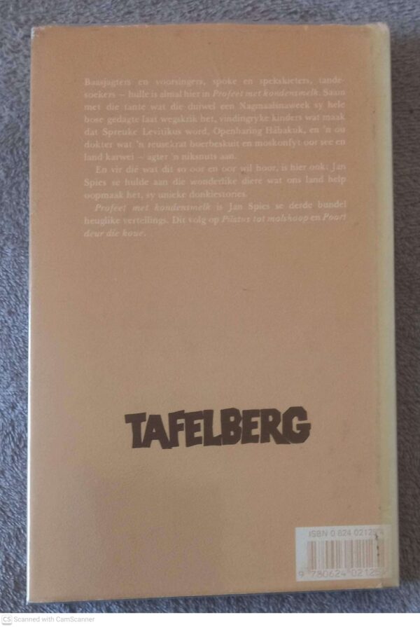 Profeet Met Kondensmelk (Vertellings 3) — Jan Spies secondhand book