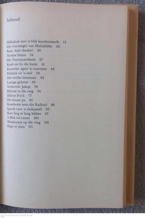 Profeet Met Kondensmelk (Vertellings 3) — Jan Spies secondhand book
