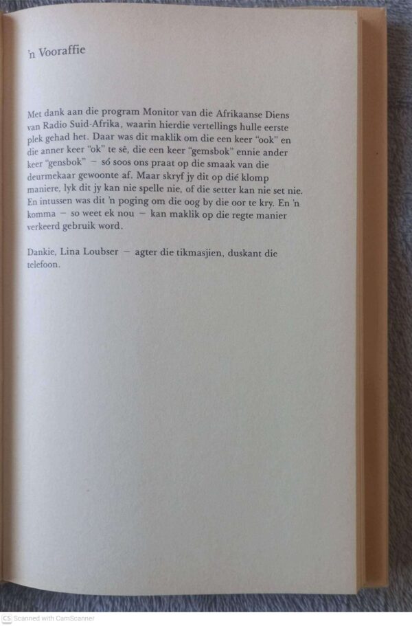 Profeet Met Kondensmelk (Vertellings 3) — Jan Spies secondhand book