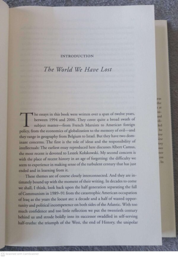 Reappraisals: Reflections On The Forgotten Twentieth Century — Tony Judt secondhand book