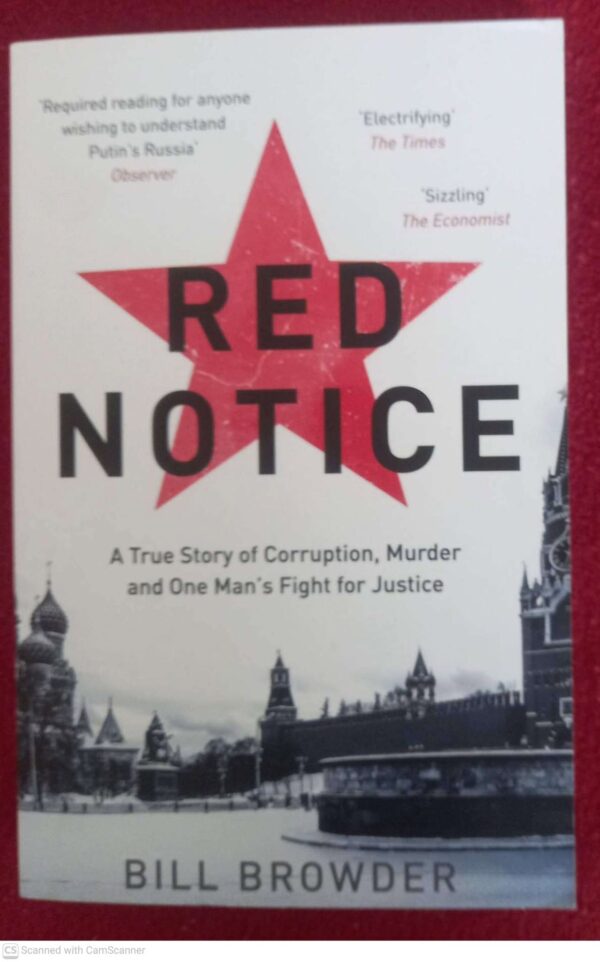Red Notice — Bill Browder secondhand book