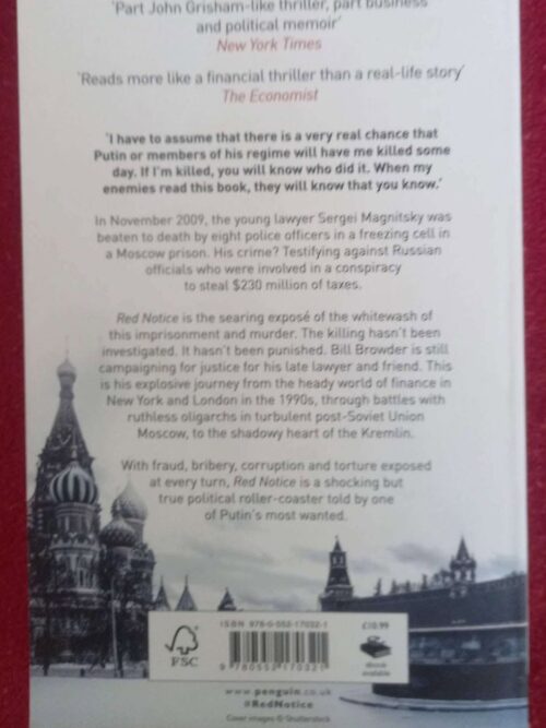 Red Notice — Bill Browder secondhand book