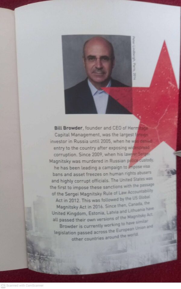 Red Notice — Bill Browder secondhand book